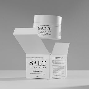 Salt Grooming Compound Clay - Organic max hold hair clay for men